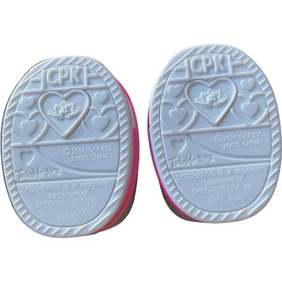 Cabbage Patch Skechers Twinkle Toes CPK Doll Shoes Star Light Up 2014 JAKKS - Picture 7 of 7